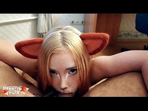 ❤️ Kitsune inomedza mboro uye nekukandira mumuromo make pa %sn.pornhills-com.ru %